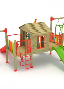 معدات ملعب الأطفال الخشبية تخلق بيئات اجتماعية آمنة للأطفال. يتم ...