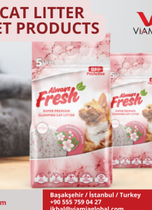 شركة فياميا جلوبال للتجارة الدولية تقدم منتجات رمل لفضلات القطط ...