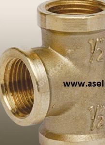  تي وصلة نحاسية TEE BRASS FITTING مستلزمات السباكة مستلزمات التمديدات الصحية السباكة المنزلية ...