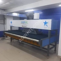 Carpet packaging and finishing machine (for removing lint and hair)