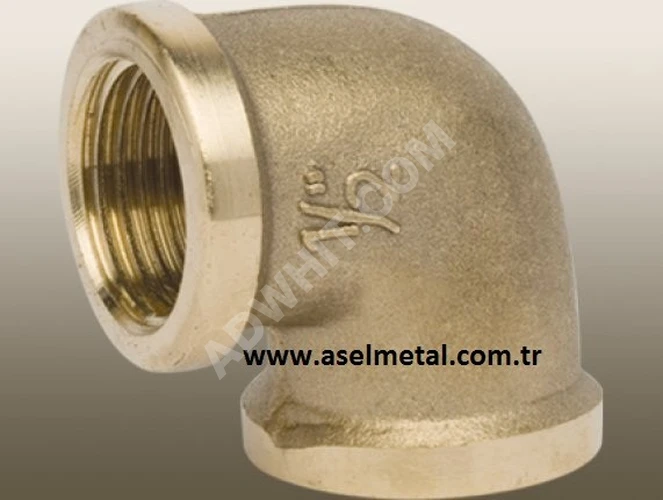 Bakır 1/8 inç Sarı Prinç Dirsek