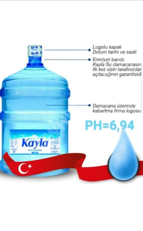 Kayla içme suyu Büyük boy Damacana