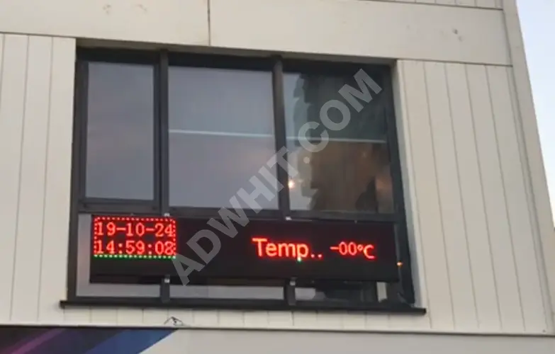 Çift renkli LED reklam panosu satılıktır