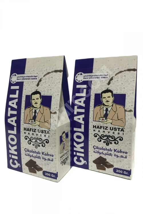 Hafız Usta Kahvesi - Çikolatalı Kahve 200 gr X 2 adet