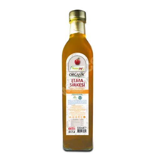 Çeşitli organik sirke ve glutensiz ürünler