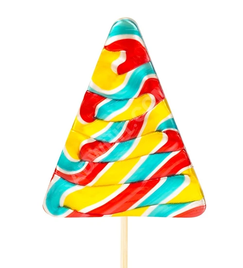 Üçgen lolipop şekeri