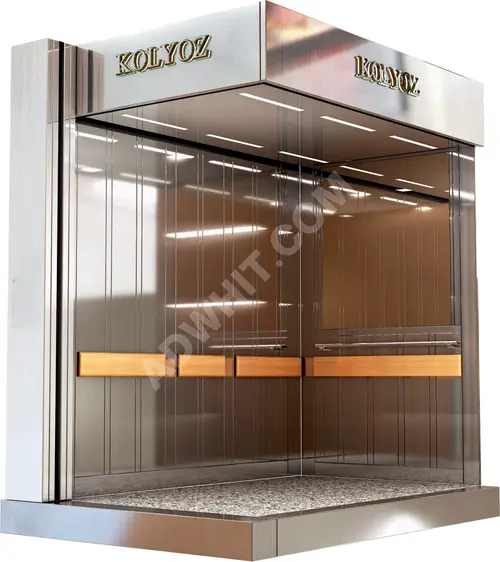 Kolyoz modeli asansör kabini