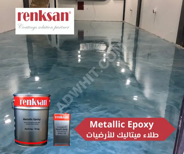 Metalik zemin boyası