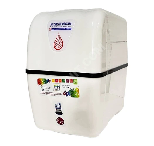 Tiger marka su filtre cihazı, 16 aşamalı, 8 litre (2.2 galon) kapasiteli metal tankı, 11 silindiri ve 8 hortumu ile