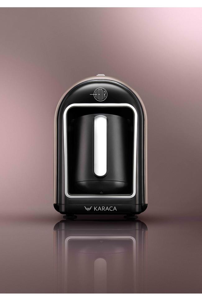 ماكينة قهوة كهربائية - وردي - باسعار مخفضة -  كاراجا - Karaca
