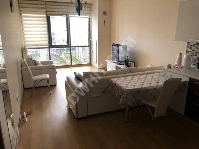 İstanbul esenyurt konut proje içinde 1+1 yıllık olarak eşyalı kiralık daire 