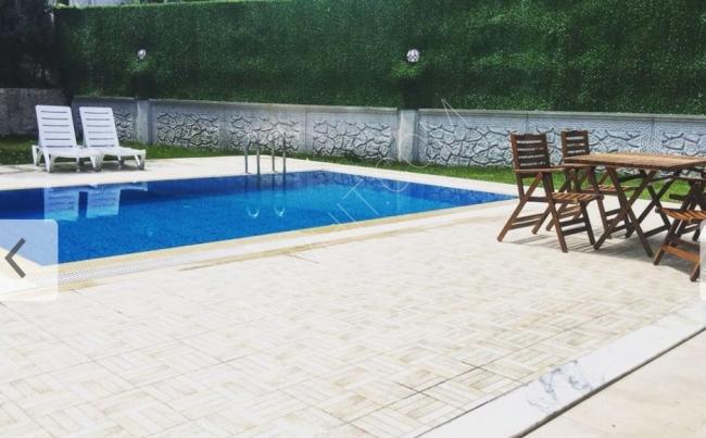 Sapanca'da havuzlu ve bahçeli günlük olarak kiralık villa