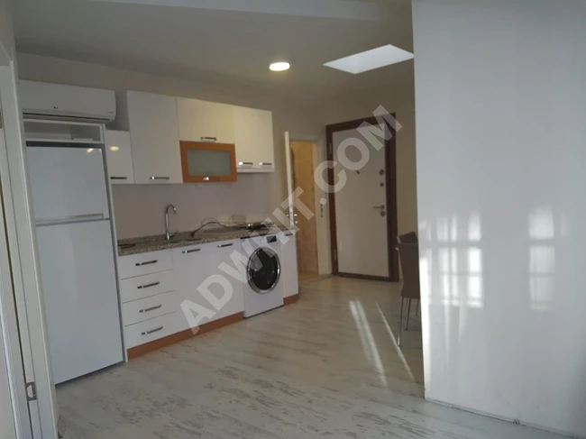 Büyük balkonlu aylık olarak kiralık daire