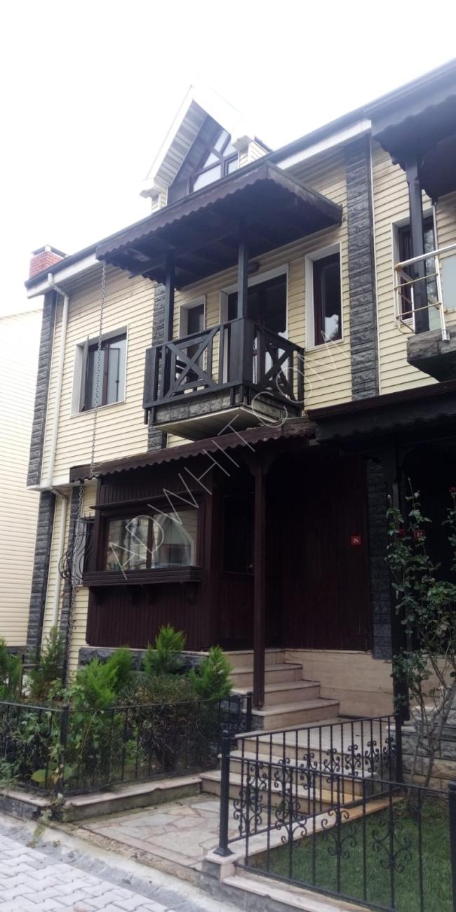 İstanbul bahçeşehir aylık olarak kiralık villa