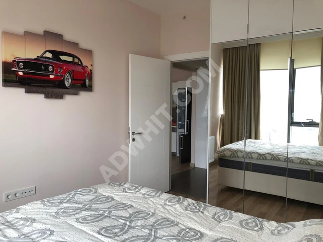 Deniz ve göl manzaralı aylık olarak 1+1 eşyalı kiralık daire