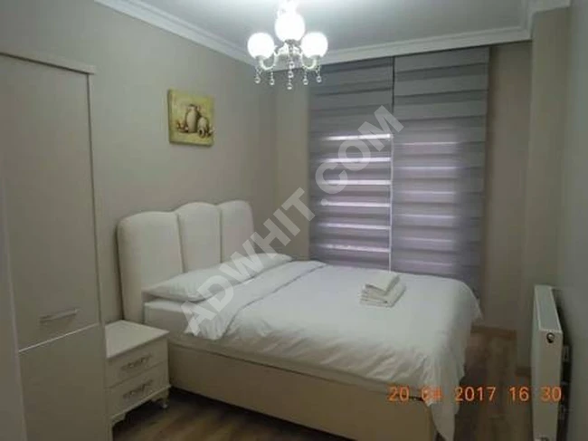 Üç oda ve 2 banyo aylık olarak kiralık daire