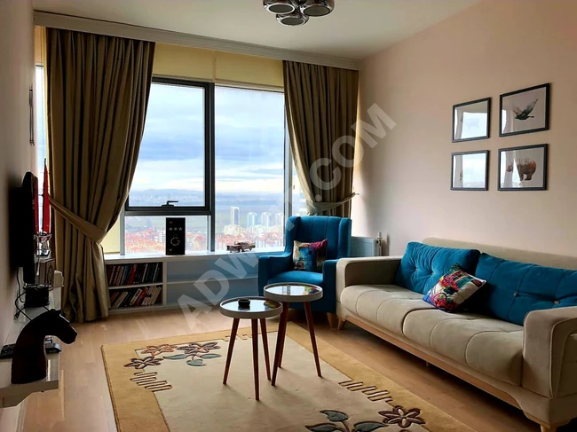 Bahçeşehir'in en lüks konutlarında 1+1 eşyalı daire