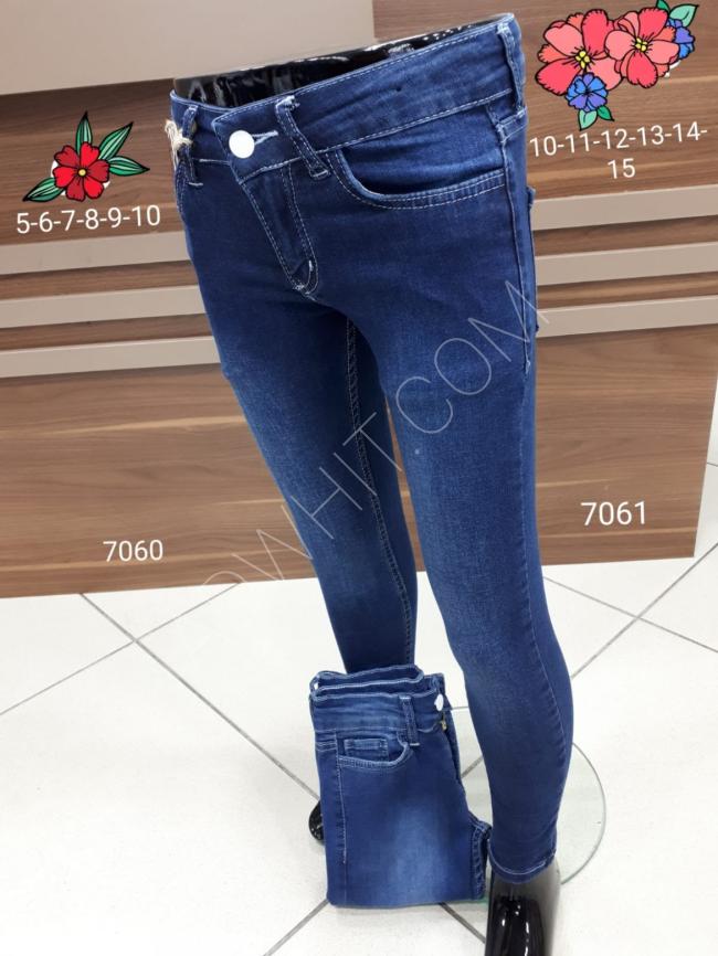 Yüksek kaliteli türk sade jeans