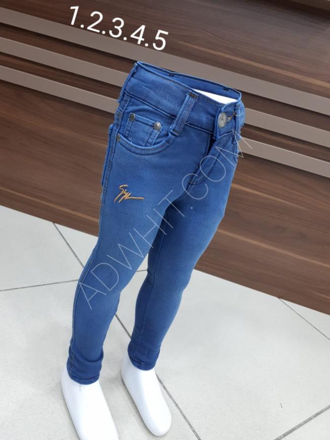 Yüksek kaliteli türk sade jeans