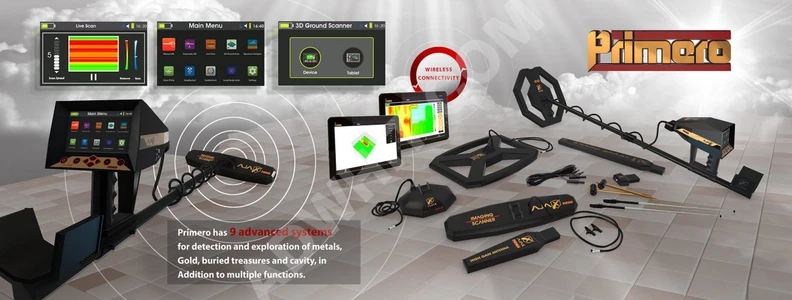 NEW GOLD DETECTORS By DST- PRIMERO DETECTOR 9 systems for detection