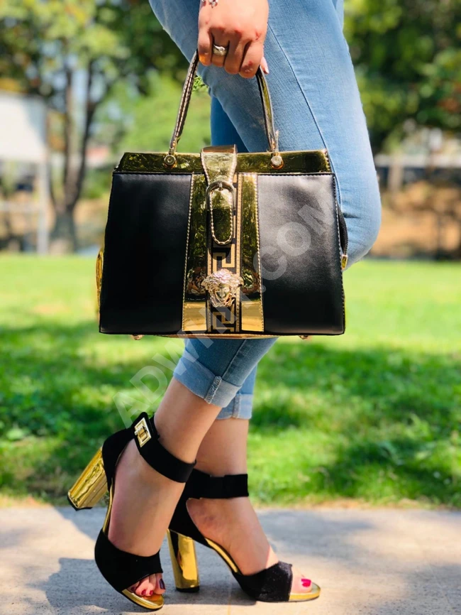 شناطي يد مع جزدان احذاء