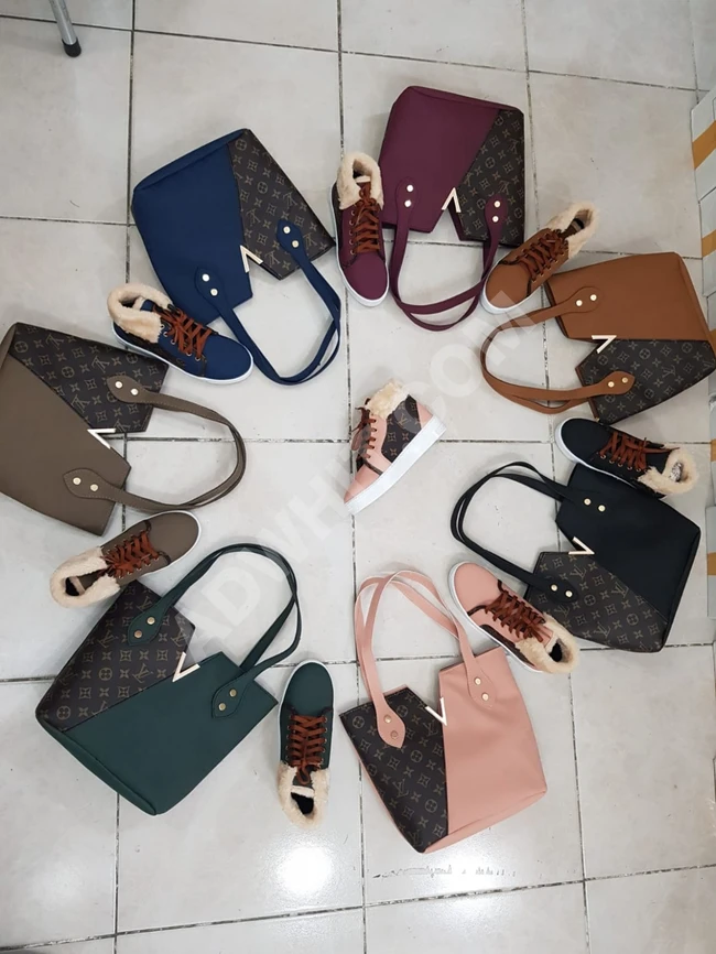 طقم شنط وحذاء   