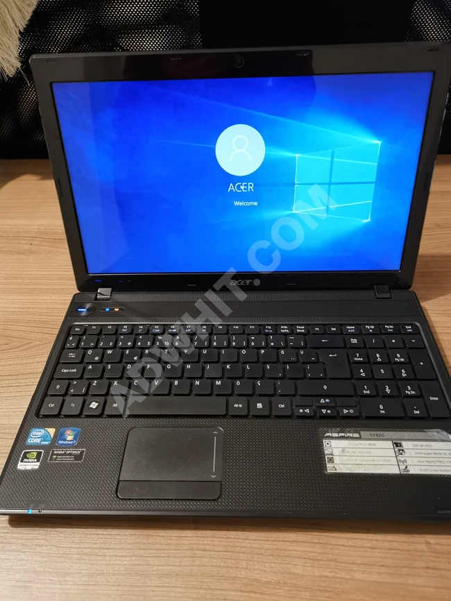 لابتوب acer Aspire 5742  core  i3 مستعمل للبيع