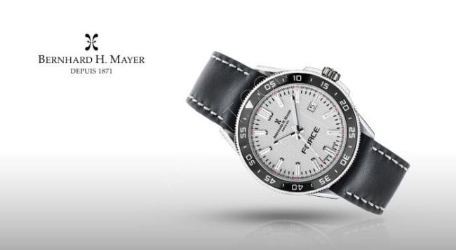 ساعة يد bernard H mayar السويسرية 