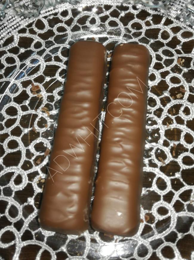 Ashtar çikolata  أصابع البسكويت ومغطس كراميل وشوكولا