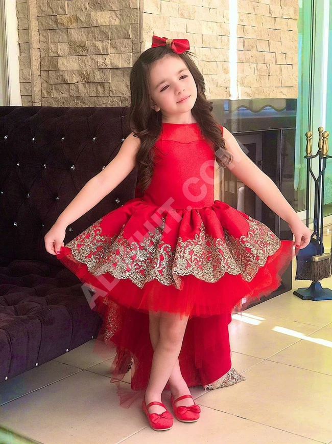 فستان بناتي بألوان رائعة