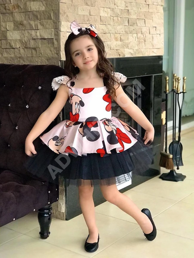 فستان بناتي ميكي ماوس