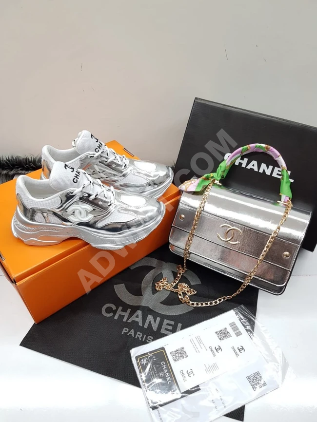 حذاء رياضي+شنطة يجنننن