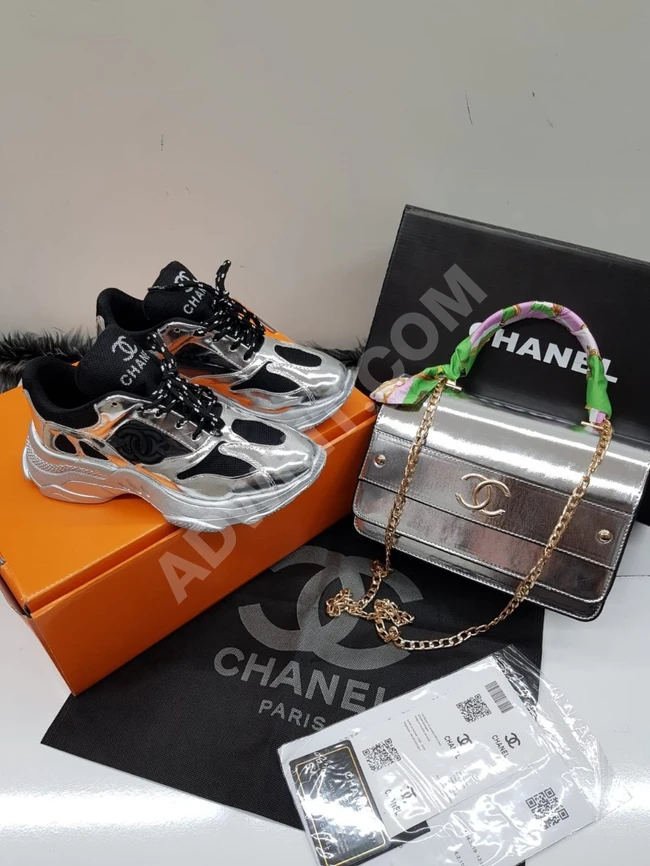 حذاء رياضي+شنطة يجنننن