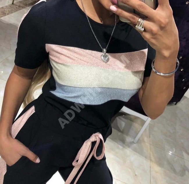 بيجامة نسائية قطعتين