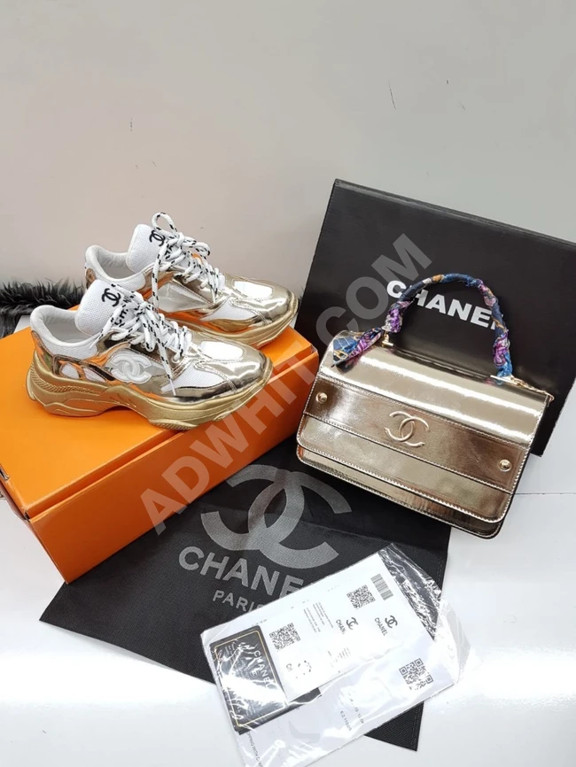 حذاء رياضي+شنطة يجنننن