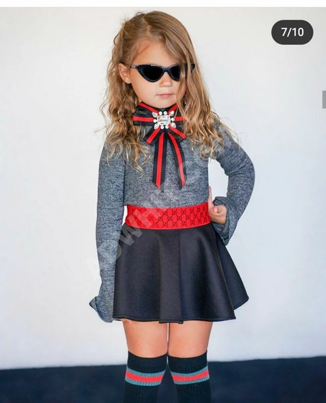 طقم بناتي قطعتين