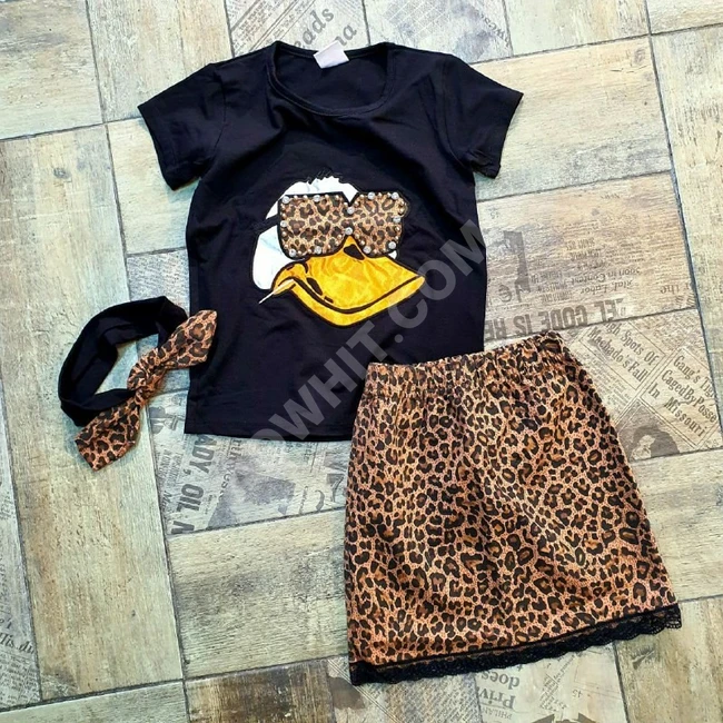 طقم بناتي ثلاث قطع