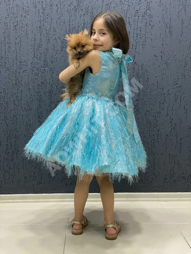 فستان بناتي تقيل