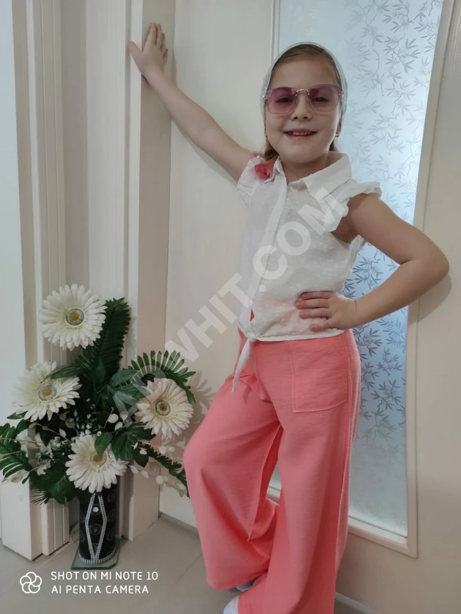 طقم بناتي قطعتين