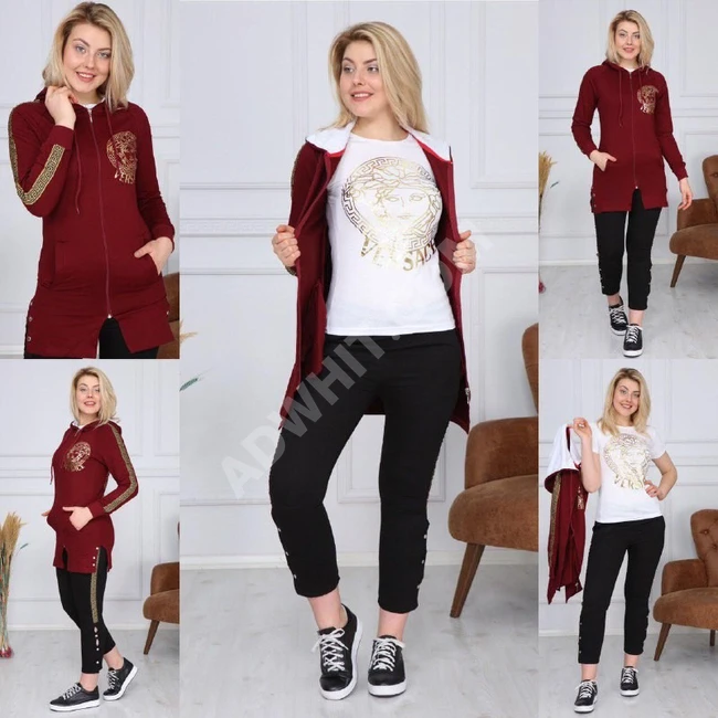 بيجامة ثلاث قطع