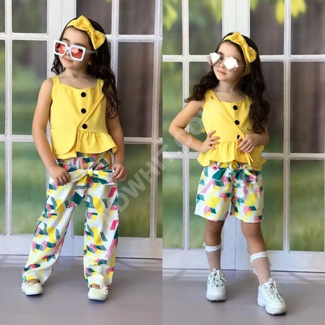 طقم بناتي خمس قطع