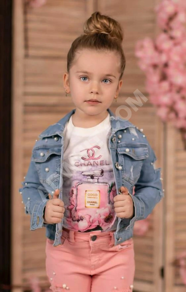 طقم بناتي ثلاث قطع