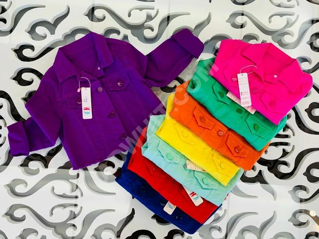جاكيت بناتي بألوان متعددة