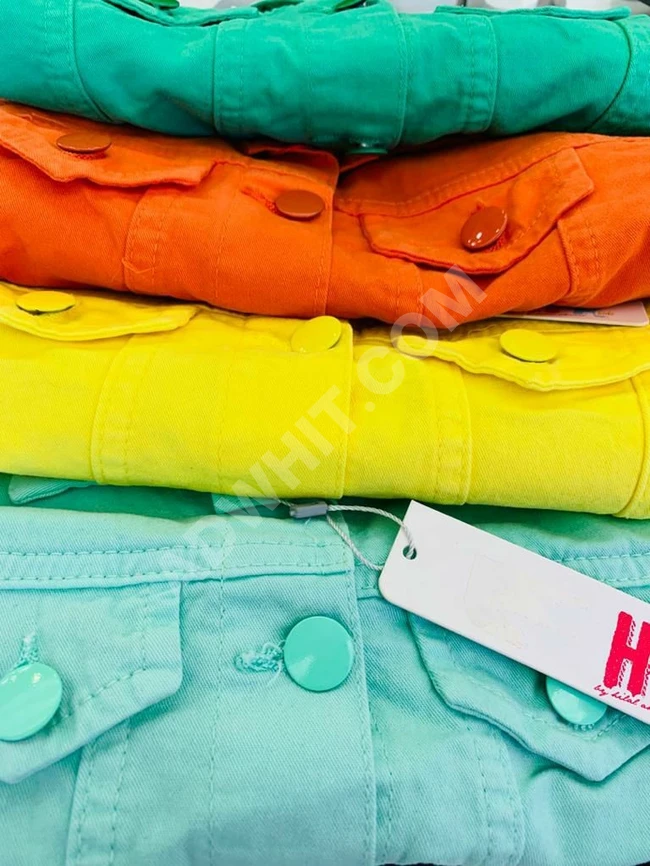 جاكيت بناتي بألوان متعددة