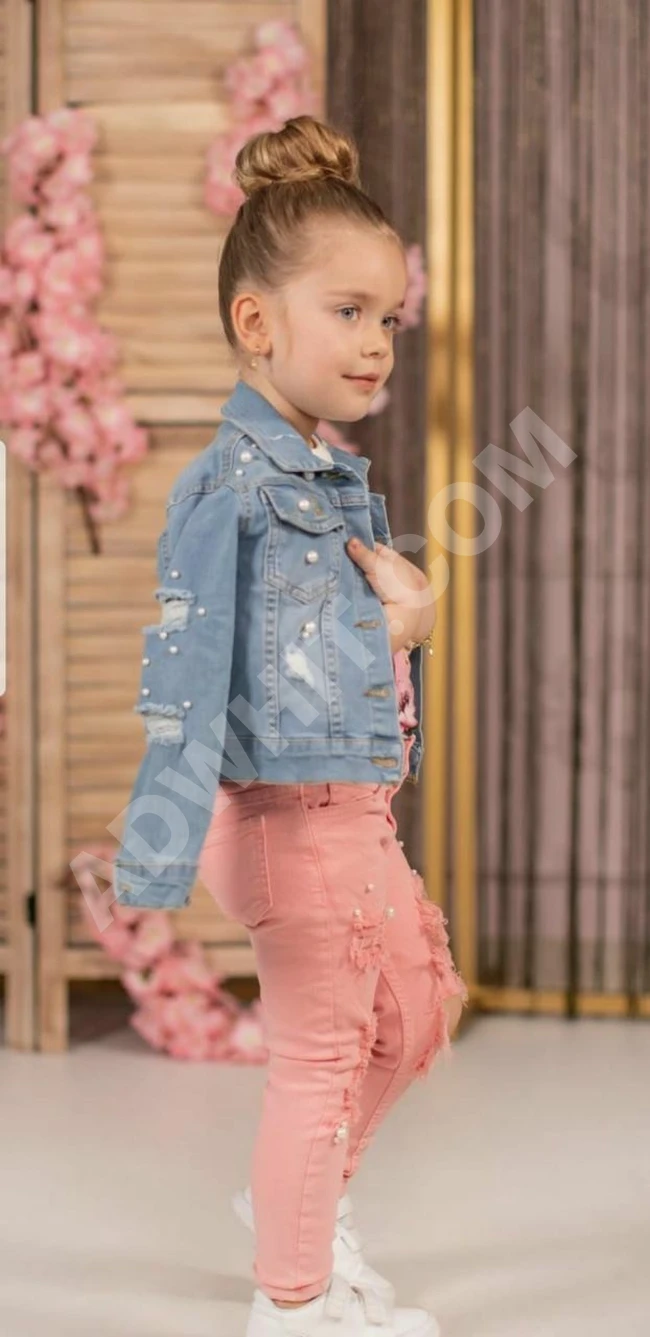 طقم بناتي ثلاث قطع