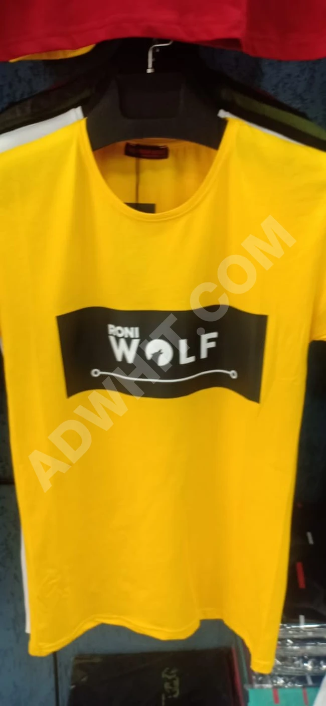 تيشرت على الموضة بدون ياقة