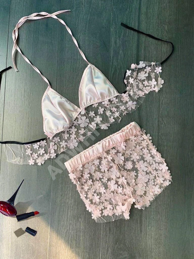 لانجري قطعتين بألوان متعددة