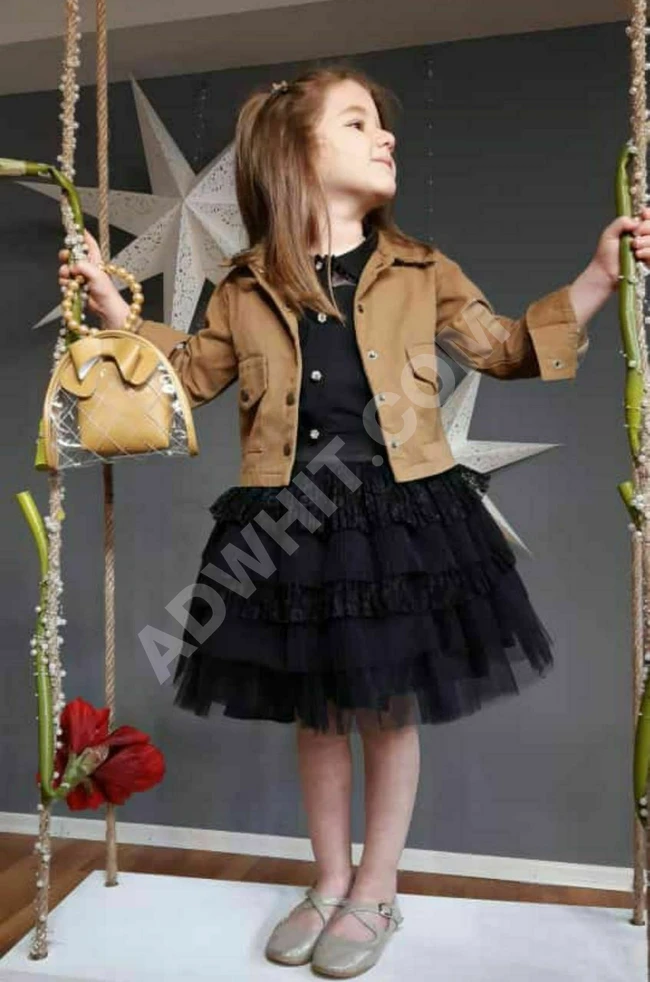 طقم عيد بناتي أربع قطع