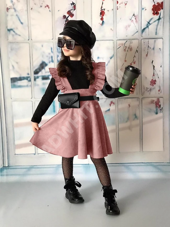 سلوبيت مع بلوز +حزام 