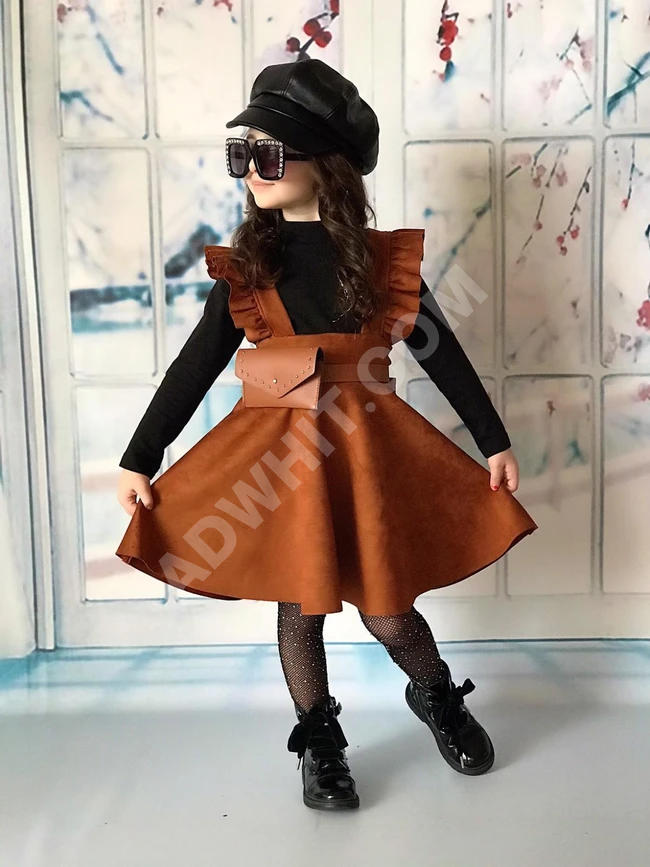 سلوبيت مع بلوز +حزام 